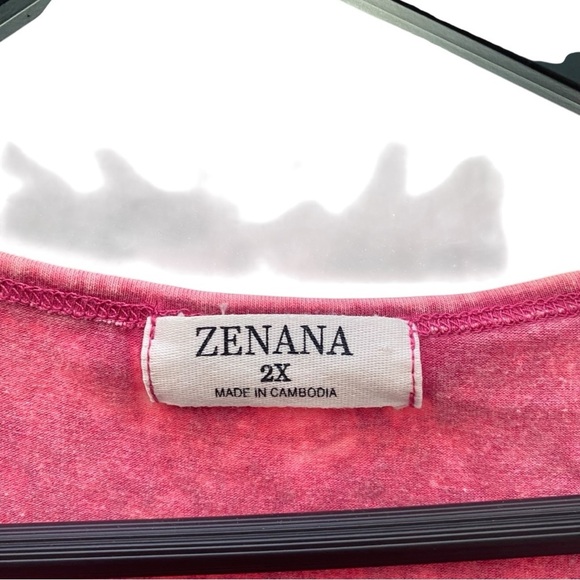 Zenana Acid Washed Racerback Tank Bodysuit I Size: 2X - Picture 6 of 12